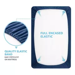 Ultra Macio Portátil Mini-Berço Lençóis Set para Bebés Meninas e Meninos, Respirável Leve Playpen, Tampa Pad, Lençóis Playpen, Conjunto de 2 - loja online