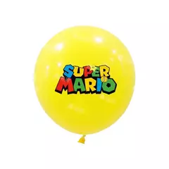 10 pçs mario bros balão conjunto kawaii anime figura balões crianças feliz aniversário festa decoração fornecimento crianças brinquedos presentes - comprar online