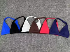 Esportes Push Up Bra para Mulheres, Top Esportivo, Roupas Fitness, Roupas de Yoga, Branco, Preto, Azul, Café, XS, 2022 na internet