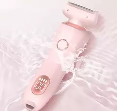 Lâminas elétricas para mulheres, biquíni aparador, rosto barbeadores, depilação, axilas e pernas, senhoras Body Trimmer, IPX7 impermeável, 2 em 1