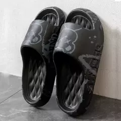 Urso de desenho animado para homens e mulheres, chinelos macios antiderrapantes, sandálias de conforto feminino, chinelos de casal, moda, verão - comprar online