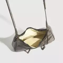 Bolsas de ombro de couro PU para mulheres, design de cinto retrô bolsas vintage pequenas femininas, bolsa transversal axilar, bolsas da moda, Y2K, 2024
