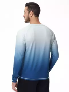 Camiseta de praia de manga comprida masculina, T-shirt Rash Guard, secagem rápida, desportiva, pesca, caminhadas, verão, UPF 50 Plus