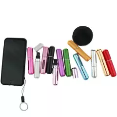 10 pçs/lote 5ml mini garrafa de perfume recarregável com bomba de perfume spra - Wolf Magazine