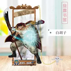 Marcadores de metal de uma peça com vários personagens de desenhos animados para fãs de cosplay figura de anime de uma peça