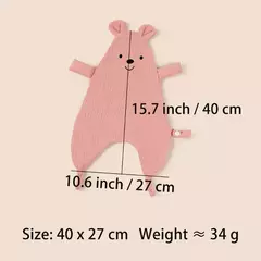 Consolador bebê musselina quatro camadas, algodão, cobertor segurança para recém-nascidos, padrão animal - comprar online