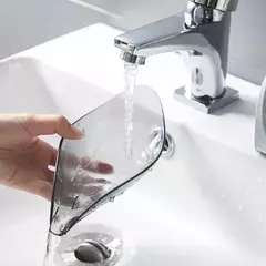 Transparente Portátil Folha Shaped Soap Box, Prateleira De Chuveiro, Dreno, Livre e Conveniente, Suprimentos Do Banheiro, Acessórios De Banho - Wolf Magazine