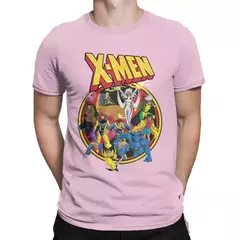 Imagem do Série Animada Marvel masculina camiseta de algodão, roupas de manga curta, camiseta com gola redonda, camisetas estampadas, streetwear retrô, X-Men, anos 90