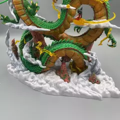 Dragon Ball Figura Anime, Shenron Goku e Shenron, Modelo Estatueta, PVC Estátua, Boneca Coleção, Quarto Toy Presentes, 24cm na internet