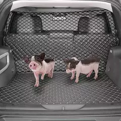 Cerca de porta-malas de carro, rede protetora de isolamento para cães de estimação, resistente, durável, elástica, cerca de segurança para animais de estimação para qualquer veículo