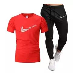 Fato casual com zíper masculino, secagem rápida, marca esportiva, verão, novo na internet