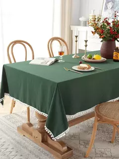 Toalha De Mesa De Mesa De Café De Algodão Retangular, Cobertura De Mesa Branca, Sala De Estar, Decoração De Casa, Pano, Casamento, Decoração De Natal - Wolf Magazine