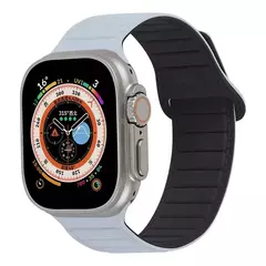 Pulseira Magnética de Laço de Silicone para Relógio Apple, Banda, Ultra, 49mm, 45mm, 44mm, 40mm, 41mm, Pulseira para Série iWatch, Ultra 8, 7, 6, SE, 5, 4, 3 - Wolf Magazine