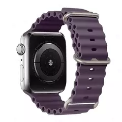 Pulseira esportiva de silicone para Apple Watch, pulseira para iWatch Series 9, 7, 8, 4, 5, 6, SE 2, 49mm, 45mm, 44mm, 42mm, 38 milímetros, 40 milímetros, 41 milímetros, ultra