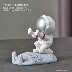 Astronautas e Suporte para Celular, Decoração de Mesa de Escritório, Estilo Nórdico, Ornamentos, Resina Spaceman Bracket, Brinquedos, Presente - Wolf Magazine