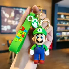 6 estilo chaveiro mario bros luigi super mario sapo yoshi bowser figura de ação modelo pvc saco dos desenhos animados boneca pingente brinquedos presente