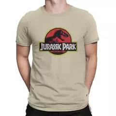 Tyrannosaurus Rex camiseta para homens, Jurassic Park O-Neck Tops, tecido camiseta, qualidade superior, ideia do presente, Tops na internet