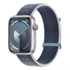 Pulseira de Nylon Respirável para Apple Watch, Alça de Substituição, Ultra 2 1, 49mm, Série 9, 8, 7, 6, 5, 4, 3, SE, 44mm, 45mm, 41 milímetros, 44 milímetros