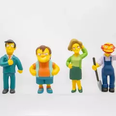 Nj croce retro nostálgico simpsonns fio dobrado série família boneca personagem figura modelo brinquedos figura de ação para crianças presentes na internet