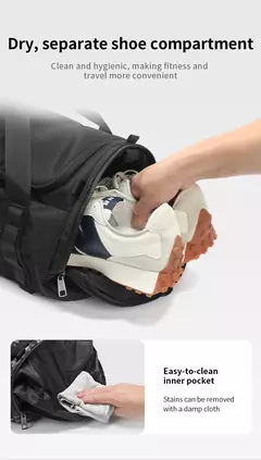 Sacos impermeáveis de esportes para homens, Sacos de ginástica para Fitness, Treinamento, Saco ao ar livre, Mensageiro Masculino, Bolsa de Viagem, Garantia vitalícia - Wolf Magazine