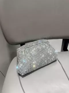 Strass Clutch Purse para mulheres, Handle Bag, Shoulder Bag, Evening Bag, Banquet Bag, Designer de luxo na internet