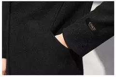 Casacos de inverno slim fit masculinos, casacos de inverno, casual negócios, casacos longos, marca - loja online
