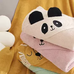 Toalha de banho de algodão infantil Robe de bebê Hoodies de desenhos animados Manto para meninos e meninas Cobertor de banho absorvente Cobertor de banho infantil - comprar online