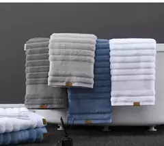 Toalhas de banho grossas puras para adultos, Toalha de banho, Toalha de banho, Branco, Alto Absorvente, Casa, Hotel, 100% Algodão - comprar online