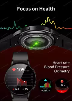 Samsung-Galaxy Smartwatch para homens e mulheres, monitoramento de saúde AMOLED, relógio impermeável, assistente de voz, chamada Bluetooth, relógio inteligente, 2022 - Wolf Magazine