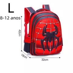 Mochila de Nylon Impermeável Rei Aranha para Crianças, Grande Capacidade, 2 a 16 Anos - comprar online