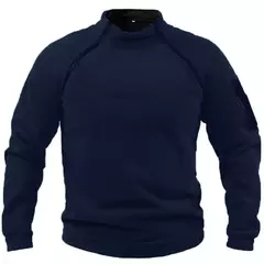 Imagem do Jaqueta tática de lã masculina, zíperes quentes, casaco à prova de vento, moletom térmico, roupas ao ar livre, pulôver de caminhada