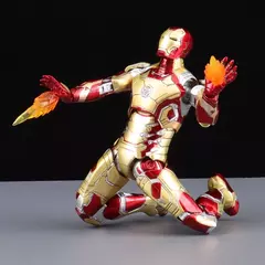 ZD Brinquedos Homem de Ferro Série Filme Action Figure, Movable Joint, Mark Dolls, MK1, MK2, MK3, MK4, MK5, MK6, MK7, MK42, MK43, MK50, 7 em - Wolf Magazine