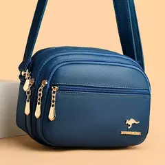 Bolsa mensageiro de couro macio para mulheres, bolso múltiplo, resistente ao desgaste, bolsa feminina de luxo, bolsa de alta qualidade - Wolf Magazine