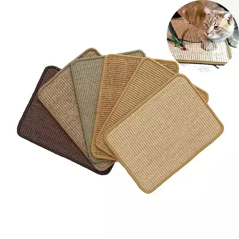 Gato scratcher sisal esteira placa gato zero para afiar unhas raspador gatos árvore gato arranhando post sofá esteiras protetor de móveis