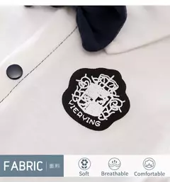 Imagem do Bodysuit de algodão confortável para meninos e meninas, manga curta, bonito vestido de festa, roupas de bebê, verão, 0-18m