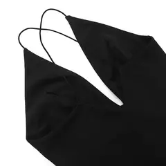 Vestido de baile longo com decote em v, sem costas, sem costas, cinta de espaguete, preto, maxi, vestido de noite, flor 3D, verão, 2022 - comprar online