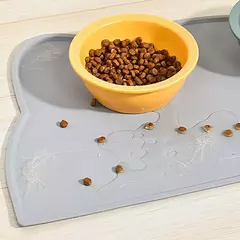 Imagem do Tapete de Silicone portátil para Pet, impermeável, antiderrapante, tapetes, cão e gato Placemat, alimentador de cachorros, acessórios para animais