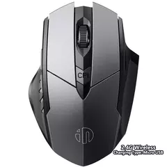 Imagem do INPHIC-PM6 Mouse Recarregável Sem Fio, Compatível com Bluetooth, Office Mute, Suporte PC, Laptop, Tablet, Smartphone, Universal, 2.4G