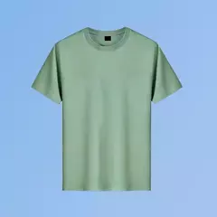 Verão masculino manga curta camiseta camada base topo na moda emagrecimento em torno do pescoço impressão topo rua fornecedor bens