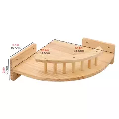 Estrutura de escalada para gatos montada na parede, 50cm, escada de escalada para gatos, rede, atividade, sisal, poste de garra para gatos, pedal interno, casa para gatos - comprar online