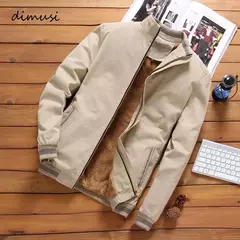 Outono e Inverno Espessurado Quente Windbreaker Homens Piloto Jaqueta Jaqueta Dos Homens Jaqueta De Lã Casaco De Beisebol Militar Dos Homens 5XL - comprar online