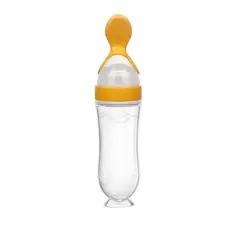 Recém-nascido Silicone Squeezed Milk Bottle, Food Grade, Training Spoon, Baby Grain, Supplement Alimentador, Seguro e Prático na internet