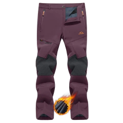 TACVASEN-Calças De Caminhada De Lã Grossa Para Homens, Calças Térmicas Quentes, Calças À Prova De Vento, Pesca Ao Ar Livre, Acampamento, Montanha Esqui, Inverno - Wolf Magazine