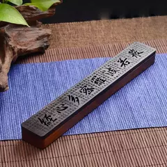Caixa de queimador de incenso criativa artesanal, suporte de madeira preto, artesanato chinês tradicional, presente para casa e escritório - loja online