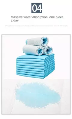 Fraldas grossas de alta absorção para cães, 100/50/40/25 peças, descartáveis, treinamento de cachorros, almofadas de xixi, superfície de secagem rápida, almofada limpa