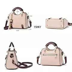 Imagem do Bolsa de ombro estampada em couro para mulheres, bolsa única, marca designer de luxo, bolsa monograma, nova, 2024