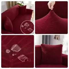 Grosso Jacquard Sofá Covers, L Shaped Sofá Capa, Banco Protector, 1, 2, 3, 4 Assentos