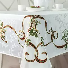 Feliz natal à prova dwaterproof água poliéster impresso retangular toalha de mesa festa decoração mesa de café toalha de mesa de férias decoração - comprar online