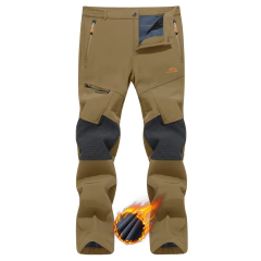 TACVASEN-Calças De Caminhada De Lã Grossa Para Homens, Calças Térmicas Quentes, Calças À Prova De Vento, Pesca Ao Ar Livre, Acampamento, Montanha Esqui, Inverno - comprar online