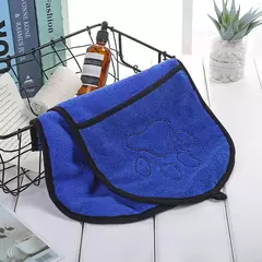 Imagem do Toalha para animais de estimação, secagem rápida, roupão de banho para cães, fibra macia, absorvente, toalha de banho para gatos, conveniente, limpeza de animais de estimação, acessórios para animais de estimação